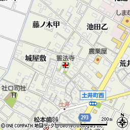 誓法寺周辺の地図