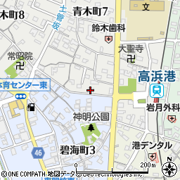 萩原製陶所周辺の地図