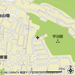 京都府宇治市木幡南山12-210周辺の地図