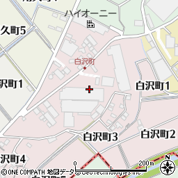 愛知県碧南市白沢町周辺の地図