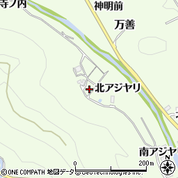 兵庫県川辺郡猪名川町万善北アジヤリ213周辺の地図