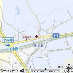 兵庫県三田市中内神246周辺の地図