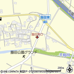 藤田東口周辺の地図