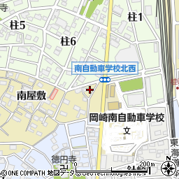 愛知県岡崎市柱町東浦周辺の地図