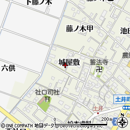 愛知県岡崎市土井町城屋敷15周辺の地図
