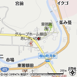 愛知県岡崎市樫山町宮東36-2周辺の地図