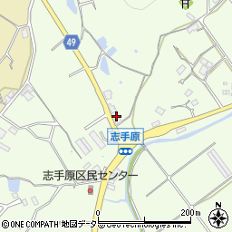 兵庫県三田市志手原815周辺の地図