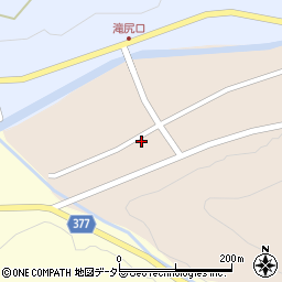 愛知県岡崎市滝尻町山下周辺の地図