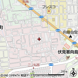 京都府京都市伏見区向島二ノ丸町56周辺の地図