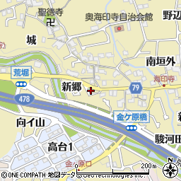 京都府長岡京市奥海印寺新郷12-7周辺の地図