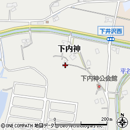 兵庫県三田市下内神445周辺の地図