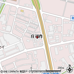 愛知県安城市和泉町庄司作周辺の地図