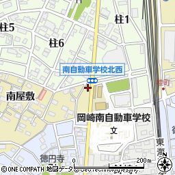 愛知県岡崎市柱町林6周辺の地図