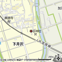 兵庫県三田市下井沢35周辺の地図