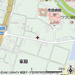 兵庫県加東市家原176周辺の地図