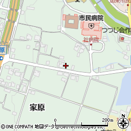 兵庫県加東市家原99-2周辺の地図