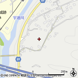 愛知県新城市乗本中貝津周辺の地図