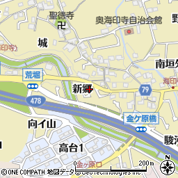 京都府長岡京市奥海印寺新郷13周辺の地図