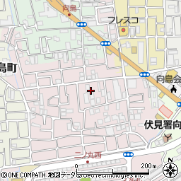 京都府京都市伏見区向島二ノ丸町41周辺の地図