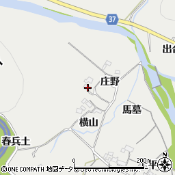 愛知県岡崎市樫山町狐塚周辺の地図
