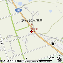 兵庫県三田市加茂224周辺の地図