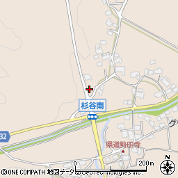 滋賀県甲賀市甲南町杉谷1085周辺の地図