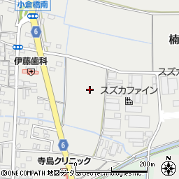 三重県四日市市楠町小倉周辺の地図