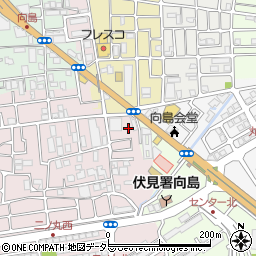 京都府京都市伏見区向島二ノ丸町86周辺の地図