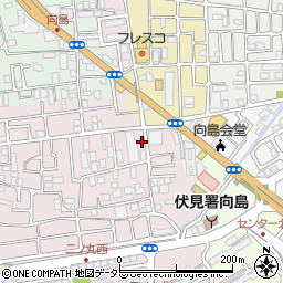 京都府京都市伏見区向島二ノ丸町67周辺の地図