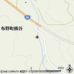 広島県三次市布野町横谷753周辺の地図
