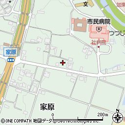 兵庫県加東市家原175周辺の地図