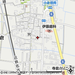 三重県四日市市楠町小倉742-1周辺の地図