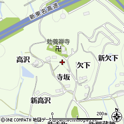 愛知県新城市矢部矢畑周辺の地図