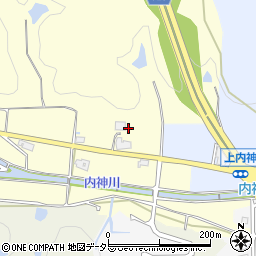 兵庫県三田市上内神21周辺の地図