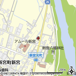 播磨新宮郵便局周辺の地図