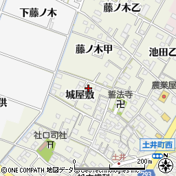 愛知県岡崎市土井町城屋敷12-7周辺の地図