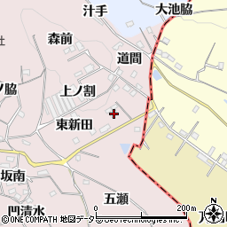 愛知県知多郡阿久比町萩東新田23周辺の地図