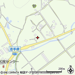 兵庫県三田市志手原355周辺の地図