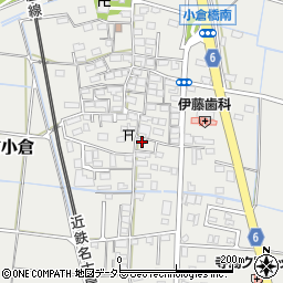 三重県四日市市楠町小倉737-5周辺の地図