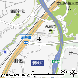 愛知県新城市八束穂52周辺の地図