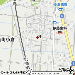 三重県四日市市楠町小倉735-3周辺の地図