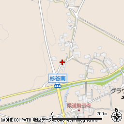 滋賀県甲賀市甲南町杉谷965-1周辺の地図