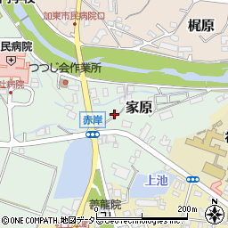 兵庫県加東市家原34周辺の地図