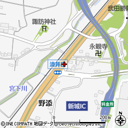 清井田周辺の地図