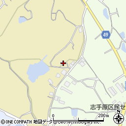兵庫県三田市尼寺854周辺の地図
