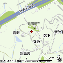 愛知県新城市矢部新矢畑周辺の地図
