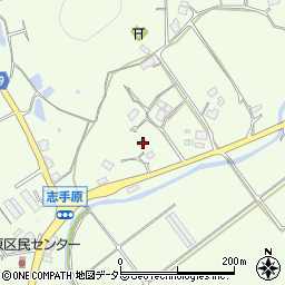 兵庫県三田市志手原357周辺の地図