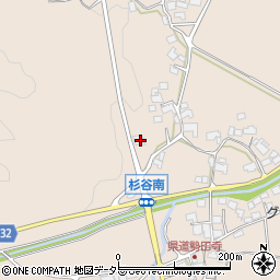 滋賀県甲賀市甲南町杉谷1083周辺の地図