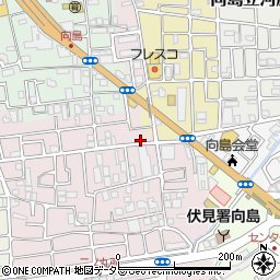 京都府京都市伏見区向島二ノ丸町92周辺の地図