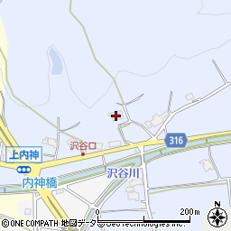 兵庫県三田市中内神240周辺の地図